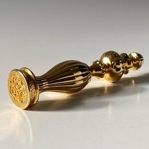 Vintage Gold Tone AVON Floral Wax Seal Stamp